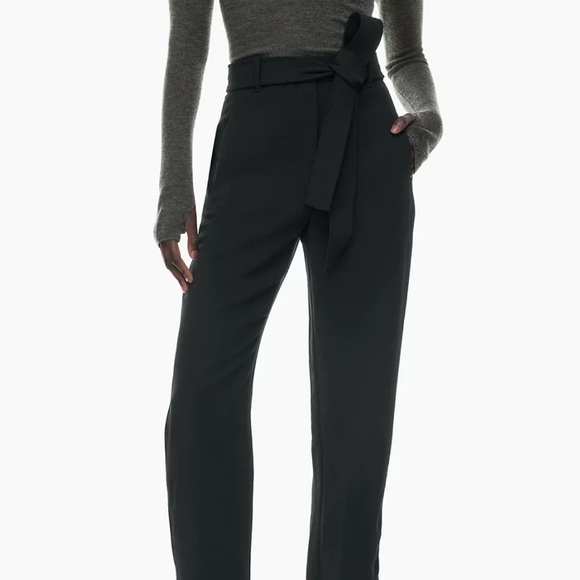 Babaton tie front pant - Picture 1 of 8